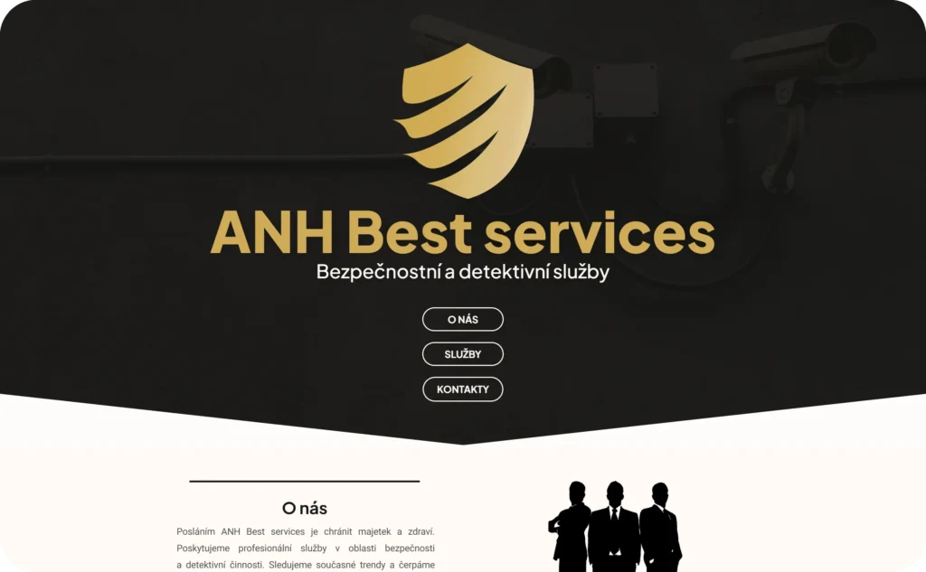 web www.anhservices.cz